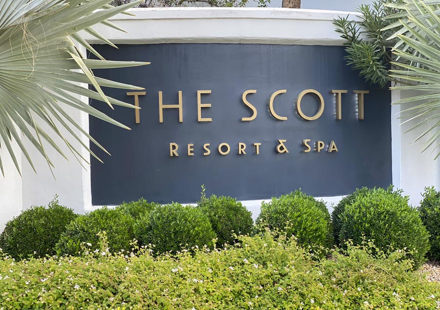 The Entry Signage - The Scott Resort & Spa
